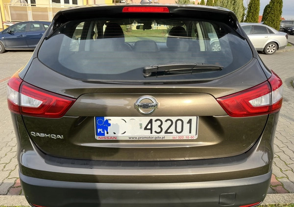 Nissan Qashqai cena 48800 przebieg: 102112, rok produkcji 2014 z Kętrzyn małe 704